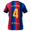 FC Barcelona R. Araujo 4 Fodboldtrøjer Børn Hjemme 2026-27 Kort ærmer