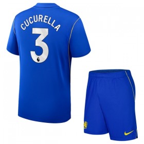 Chelsea Cucurella 3 Fodboldtrøjer Børn Hjemme 2026-27 Kort ærmer