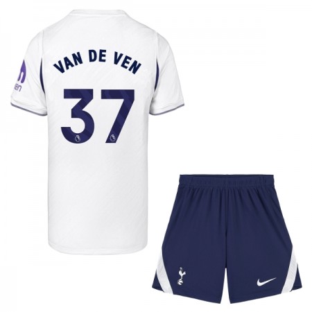 Tottenham Hotspur Van De Ven 37 Fodboldtrøjer Børn Hjemme 2026-27 Kort ærmer