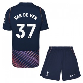 Tottenham Hotspur Van De Ven 37 Fodboldtrøjer Børn Udebane 2026-27 Kort ærmer