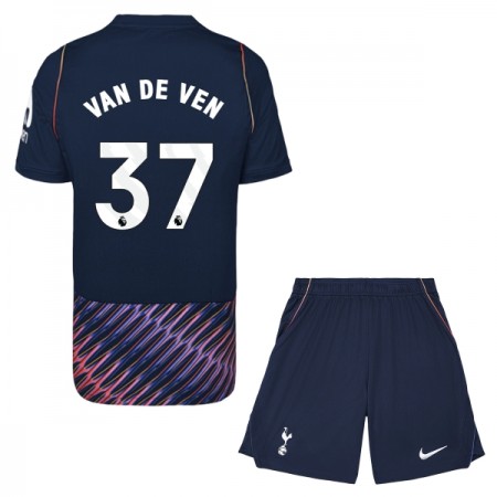 Tottenham Hotspur Van De Ven 37 Fodboldtrøjer Børn Udebane 2026-27 Kort ærmer