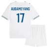 Olympique de Marseille Aubameyang 17 Fodboldtrøjer Børn Hjemme 2026-27 Kort ærmer