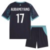 Olympique de Marseille Aubameyang 17 Fodboldtrøjer Børn Udebane 2026-27 Kort ærmer