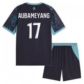 Olympique de Marseille Aubameyang 17 Fodboldtrøjer Børn Udebane 2026-27 Kort ærmer