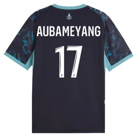 Olympique de Marseille Aubameyang 17 Fodboldtrøjer Udebane 2026-27 Kort ærmer Olympique de Marseille Aubameyang 17 Fodboldtrøjer Udebane 2026-27 Kort ærmer