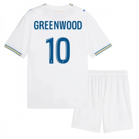 Olympique de Marseille Greenwood 10 Fodboldtrøjer Børn Hjemme 2026-27 Kort ærmer