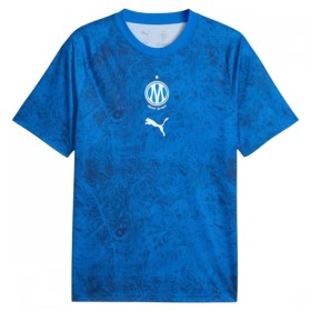 Olympique de Marseille Pre-Match Fodboldtrøjer Blå 2026-27 Kort ærmer