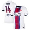 Paris Saint-Germain PSG Desire Doue 14 Fodboldtrøjer Udebane 2026-27 Kort ærmer