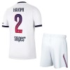 Paris Saint-Germain PSG Hakimi 2 Fodboldtrøjer Børn Udebane 2026-27 Kort ærmer