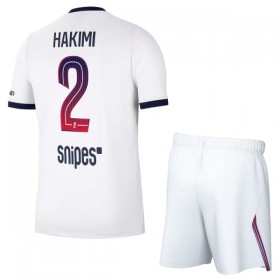 Paris Saint-Germain PSG Hakimi 2 Fodboldtrøjer Børn Udebane 2026-27 Kort ærmer
