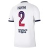 Paris Saint-Germain PSG Hakimi 2 Fodboldtrøjer Udebane 2026-27 Kort ærmer