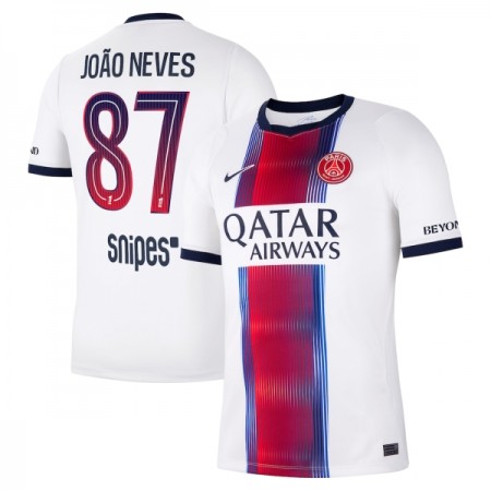 Paris Saint-Germain PSG Joao Neves 87 Fodboldtrøjer Udebane 2026-27 Kort ærmer