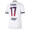 Paris Saint-Germain PSG Vitinha 17 Fodboldtrøjer Udebane 2026-27 Kort ærmer