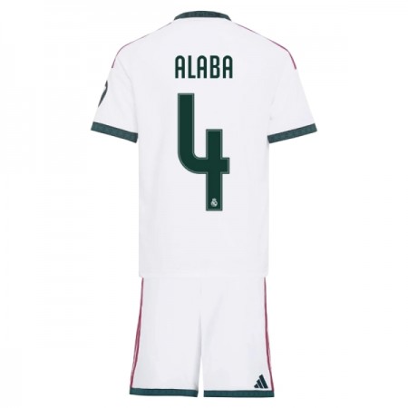 Real Madrid Alaba 4 Fodboldtrøjer Børn Hjemme 2026-27 Kort ærmer