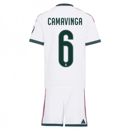 Real Madrid Camavinga 6 Fodboldtrøjer Børn Hjemme 2026-27 Kort ærmer Real Madrid Camavinga 6 Fodboldtrøjer Børn Hjemme 2026-27 Kort ærmer