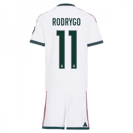 Real Madrid Rodrygo 11 Fodboldtrøjer Børn Hjemme 2026-27 Kort ærmer
