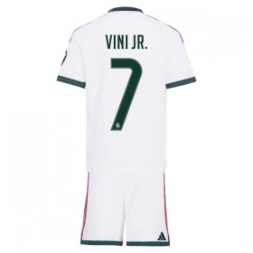 Real Madrid Vini JR 7 Fodboldtrøjer Børn Hjemme 2026-27 Kort ærmer