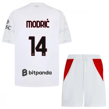 AC Milan Modrić 14 Fodboldtrøjer Børn Udebane 2026-27 Kort ærmer