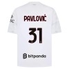 AC Milan Pavlovic 31 Fodboldtrøjer Udebane 2026-27 Kort ærmer