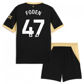 Manchester City Foden 47 Fodboldtrøjer Børn Udebane 2026-27 Kort ærmer