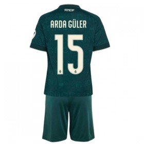 Real Madrid Arda Guler 15 Fodboldtrøjer Børn Udebane 2026-27 Kort ærmer