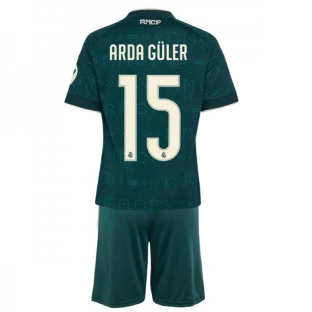 Real Madrid Arda Guler 15 Fodboldtrøjer Børn Udebane 2026-27 Kort ærmer Real Madrid Arda Guler 15 Fodboldtrøjer Børn Udebane 2026-27 Kort ærmer