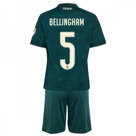 Real Madrid Bellingham 5 Fodboldtrøjer Børn Udebane 2026-27 Kort ærmer