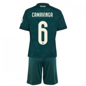 Real Madrid Camavinga 6 Fodboldtrøjer Børn Udebane 2026-27 Kort ærmer