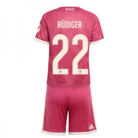Real Madrid Rudiger 22 Fodboldtrøjer Børn Tredje 2026-27 Kort ærmer