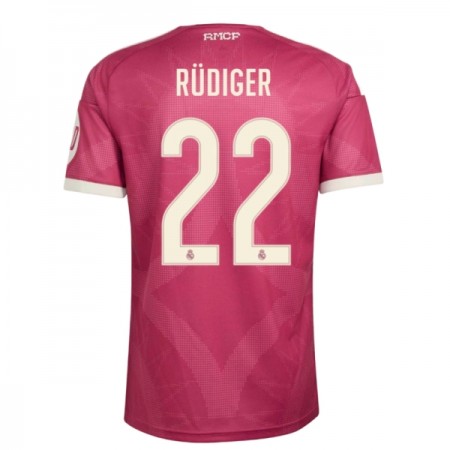 Real Madrid Rudiger 22 Fodboldtrøjer Tredje 2026-27 Kort ærmer Real Madrid Rudiger 22 Fodboldtrøjer Tredje 2026-27 Kort ærmer