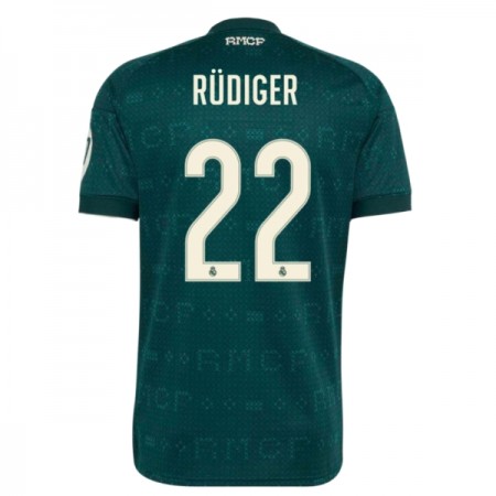 Real Madrid Rudiger 22 Fodboldtrøjer Udebane 2026-27 Kort ærmer