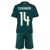 Real Madrid Tchouameni 14 Fodboldtrøjer Børn Udebane 2026-27 Kort ærmer