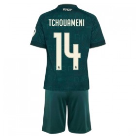 Real Madrid Tchouameni 14 Fodboldtrøjer Børn Udebane 2026-27 Kort ærmer
