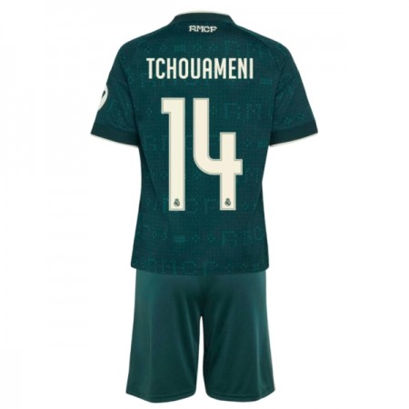 Real Madrid Tchouameni 14 Fodboldtrøjer Børn Udebane 2026-27 Kort ærmer