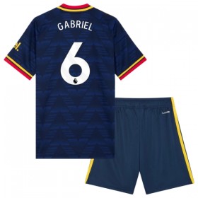 Arsenal Gabriel 6 Fodboldtrøjer Børn Udebane 2026-27 Kort ærmer