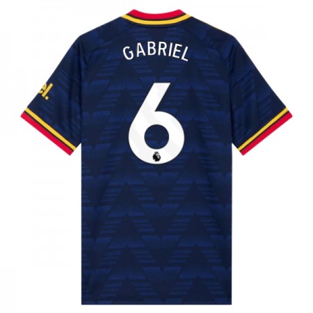 Arsenal Gabriel 6 Fodboldtrøjer Udebane 2026-27 Kort ærmer Arsenal Gabriel 6 Fodboldtrøjer Udebane 2026-27 Kort ærmer