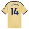 Arsenal Gyokeres 14 Fodboldtrøjer Tredje 2026-27 Kort ærmer Arsenal Gyokeres 14 Fodboldtrøjer Tredje 2026-27 Kort ærmer