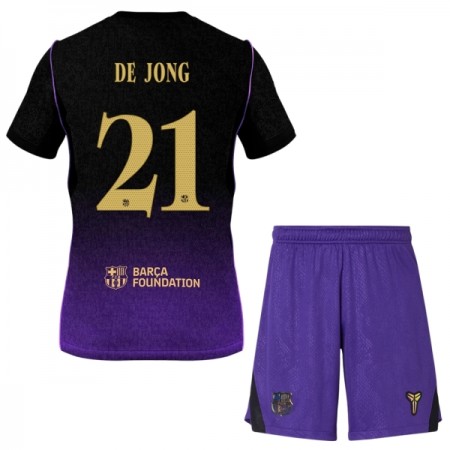 FC Barcelona Frenkie de Jong 21 Fodboldtrøjer Børn Udebane 2026-27 Kort ærmer FC Barcelona Frenkie de Jong 21 Fodboldtrøjer Børn Udebane 2026-27 Kort ærmer