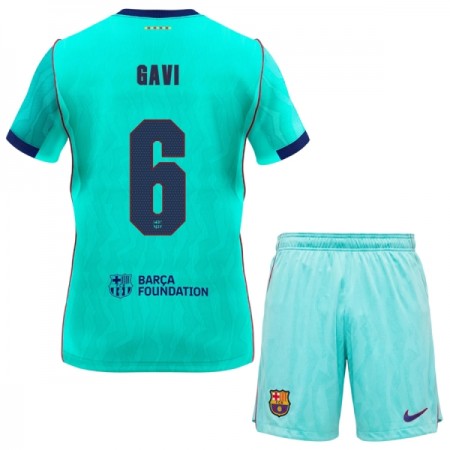 FC Barcelona Gavi 6 Fodboldtrøjer Børn Tredje 2026-27 Kort ærmer