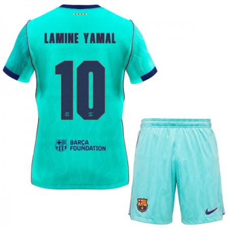 FC Barcelona Lamine Yamal 10 Fodboldtrøjer Børn Tredje 2026-27 Kort ærmer