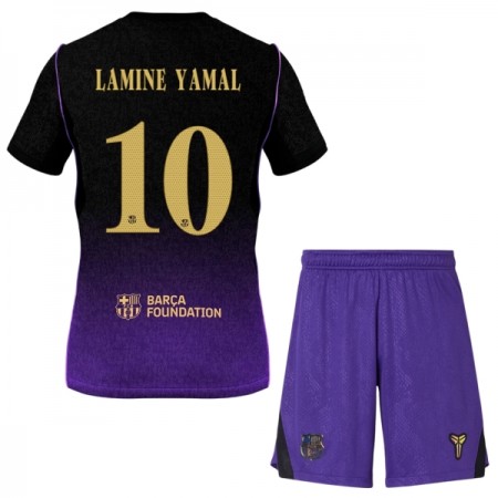 FC Barcelona Lamine Yamal 10 Fodboldtrøjer Børn Udebane 2026-27 Kort ærmer