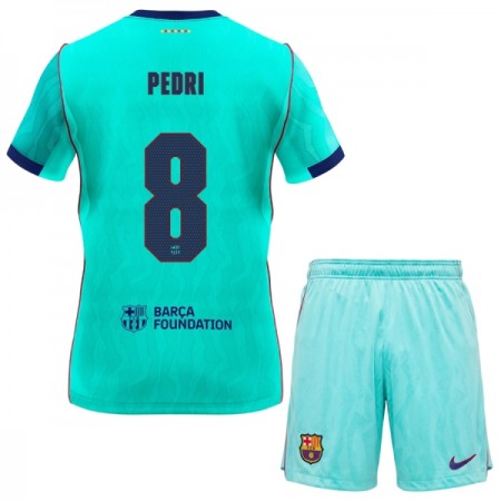FC Barcelona Pedri 8 Fodboldtrøjer Børn Tredje 2026-27 Kort ærmer