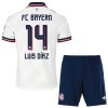 FC Bayern München Luis Diaz 14 Fodboldtrøjer Børn Udebane 2026-27 Kort ærmer