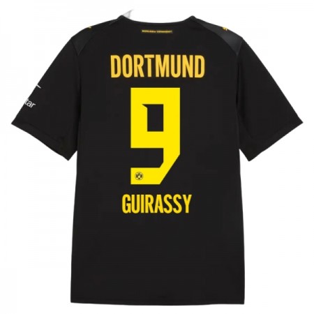 Borussia Dortmund Guirassy 9 Fodboldtrøjer Udebane 2026-27 Kort ærmer Borussia Dortmund Guirassy 9 Fodboldtrøjer Udebane 2026-27 Kort ærmer