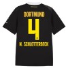 Borussia Dortmund N. Schlotterbeck 4 Fodboldtrøjer Udebane 2026-27 Kort ærmer