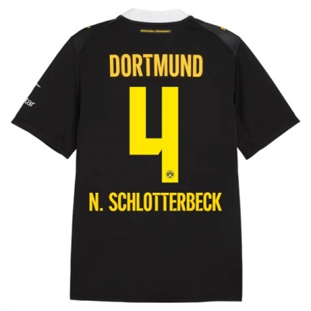 Borussia Dortmund N. Schlotterbeck 4 Fodboldtrøjer Udebane 2026-27 Kort ærmer