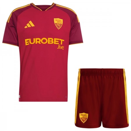 AS Roma Fodboldtrøjer Børn Hjemme 2026-27 Kort ærmer