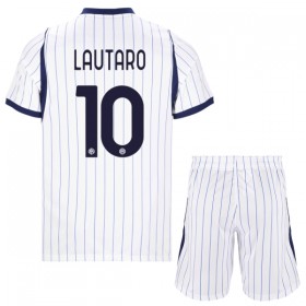 Inter Milan Lautaro 10 Fodboldtrøjer Børn Udebane 2026-27 Kort ærmer