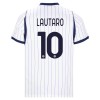 Inter Milan Lautaro 10 Fodboldtrøjer Udebane 2026-27 Kort ærmer