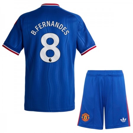 Manchester United B. Fernandes 8 Fodboldtrøjer Børn Udebane 2026-27 Kort ærmer